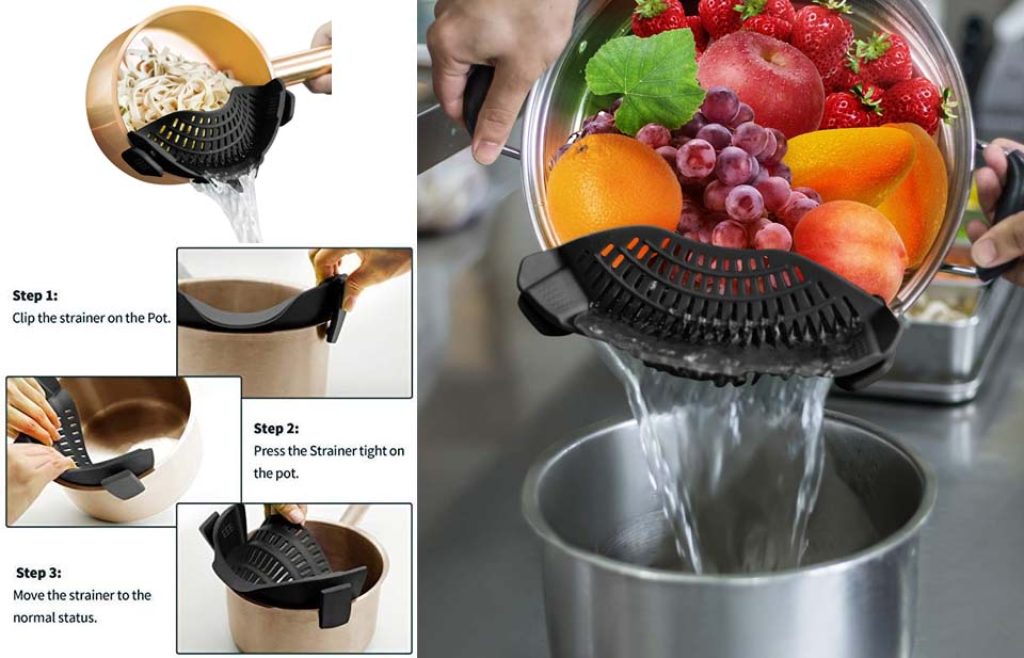 AUOON Clip On Strainer