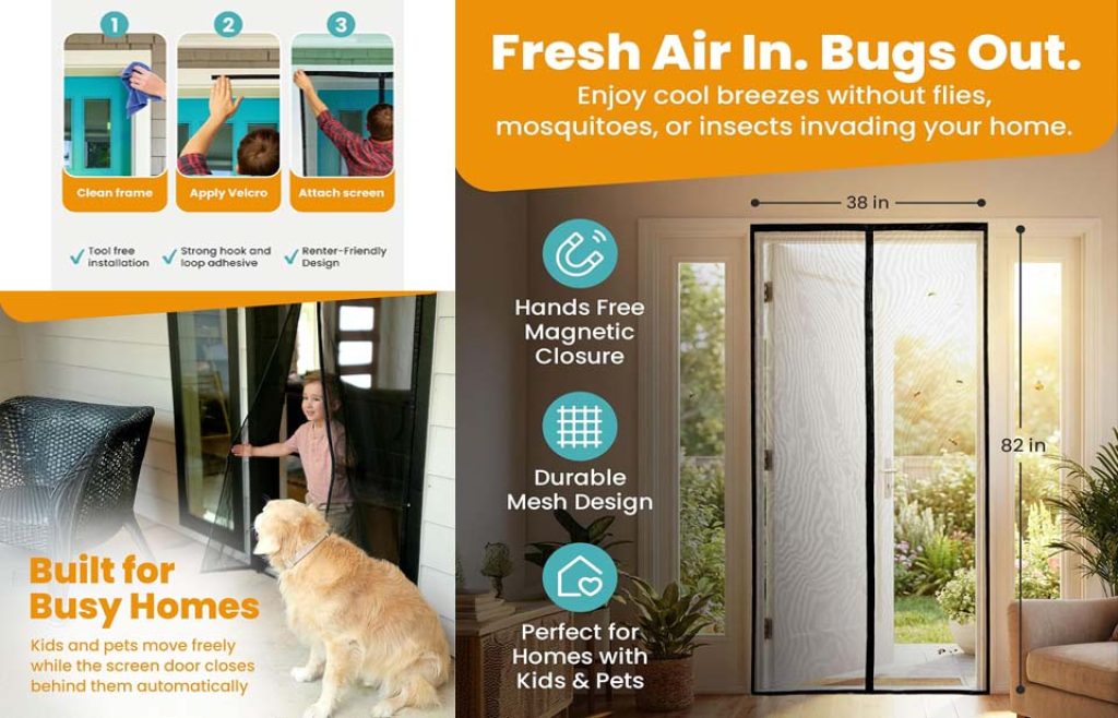 Flux Phenom Magnetic Screen Door