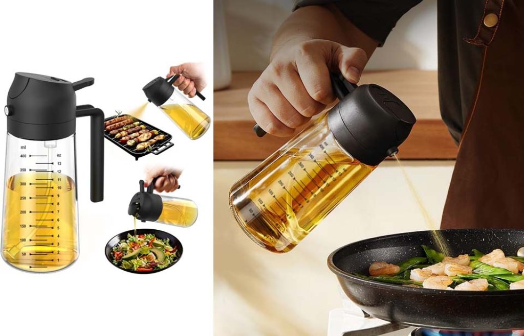 TrendPlain Glass Oil Spray Bottle