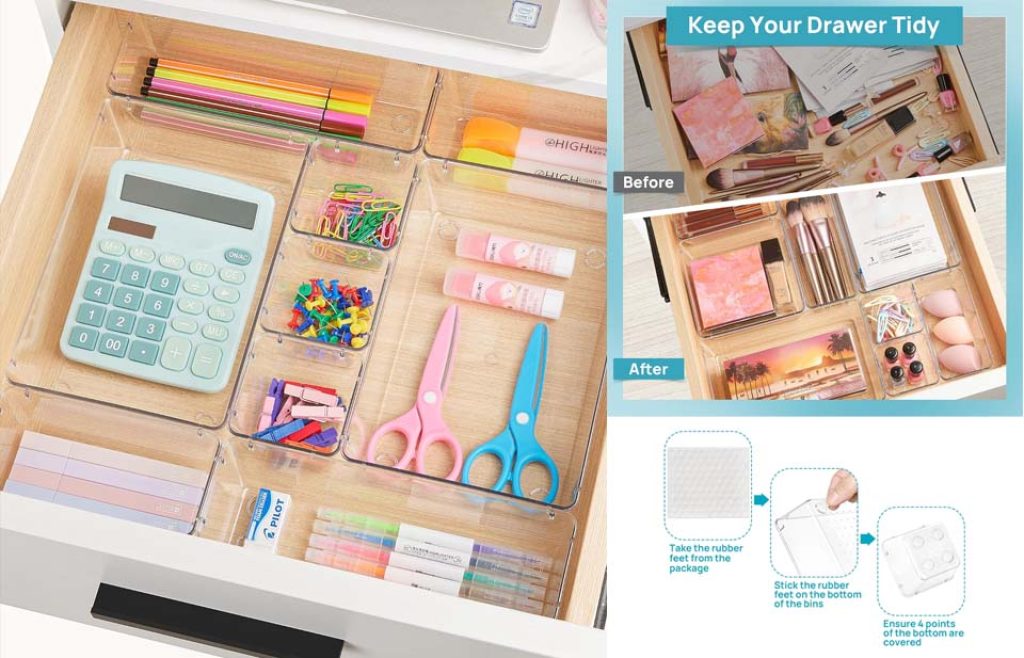 Vtopmart Drawer Organizers